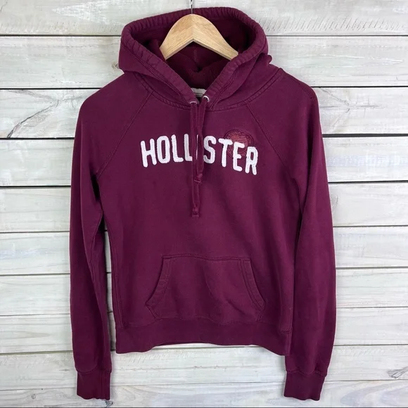 Hollister Shirts Tops Hollister Kids Unisex Burgundy Long